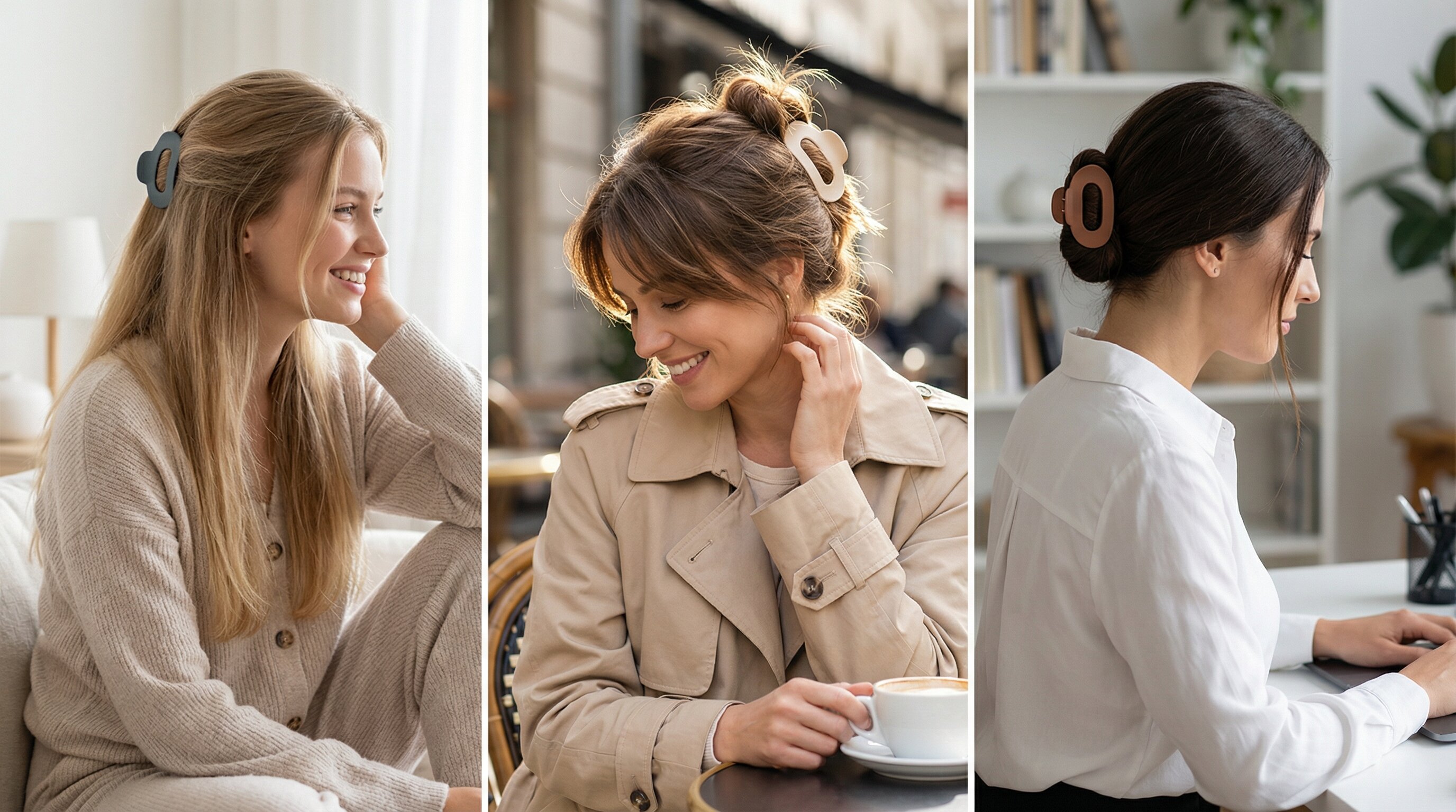 VORALIE Hair Accessories — claw clips, scrunchies and barrettes for women