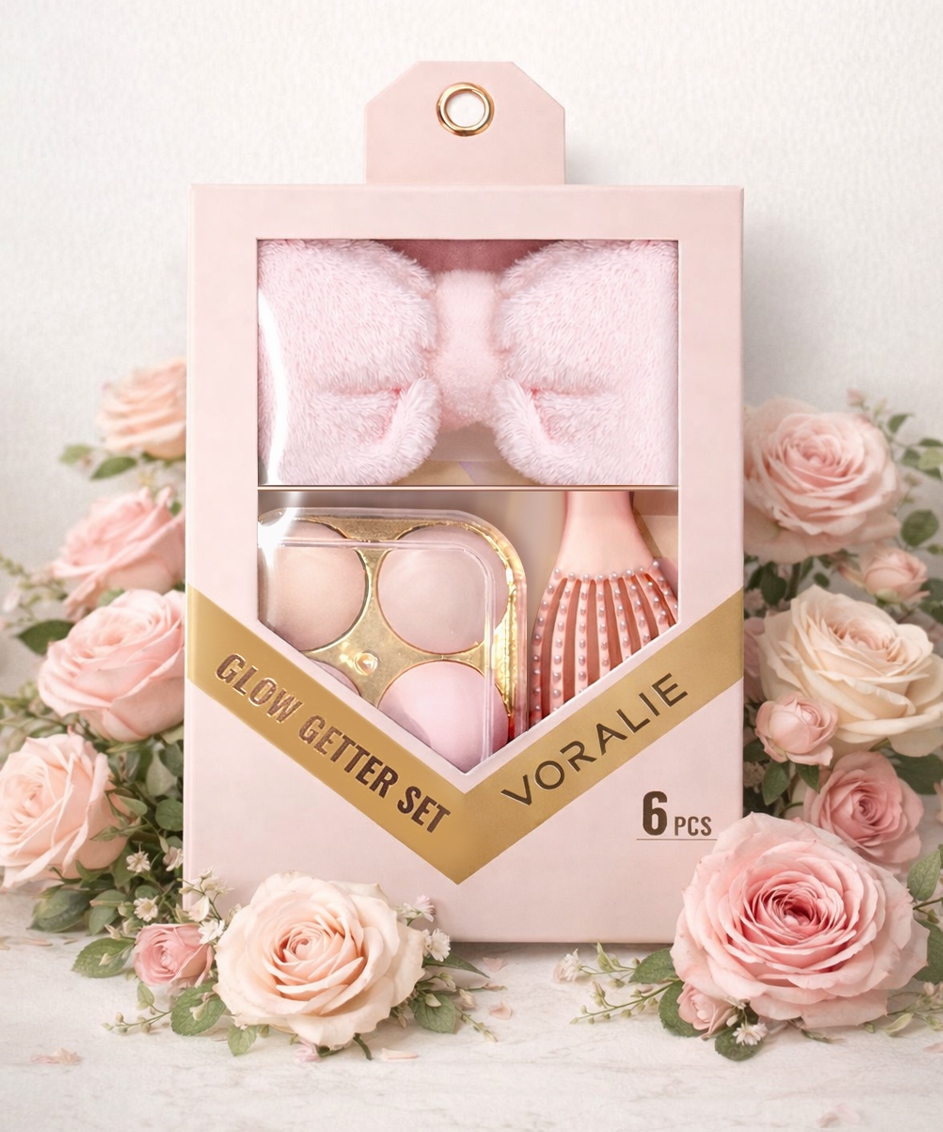 VORALIE Spa and Self-Care Gift Sets — Glow Getter gift box with beauty tools
