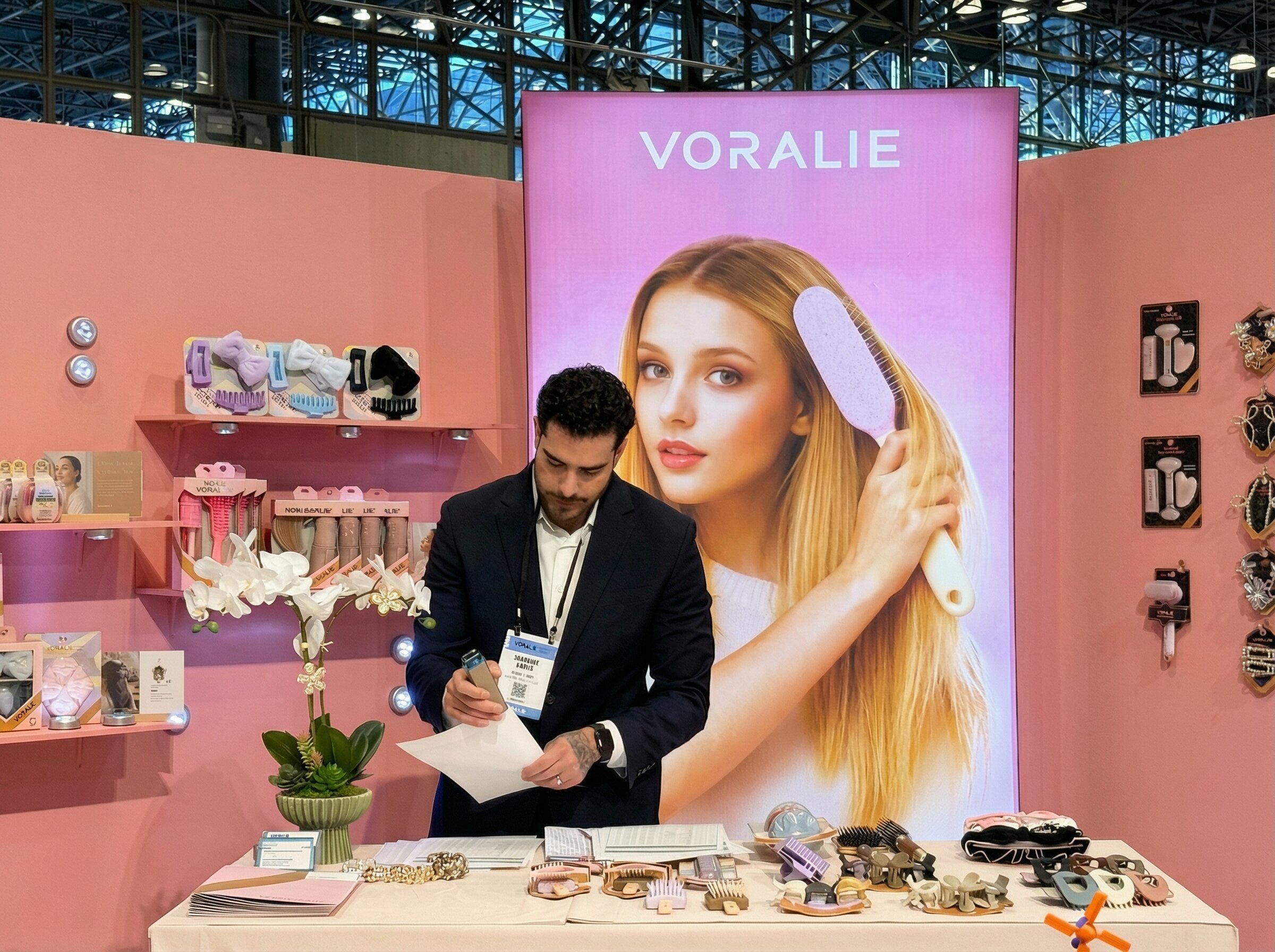 VORALIE booth at NY NOW 2026 trade show at the Javits Center
