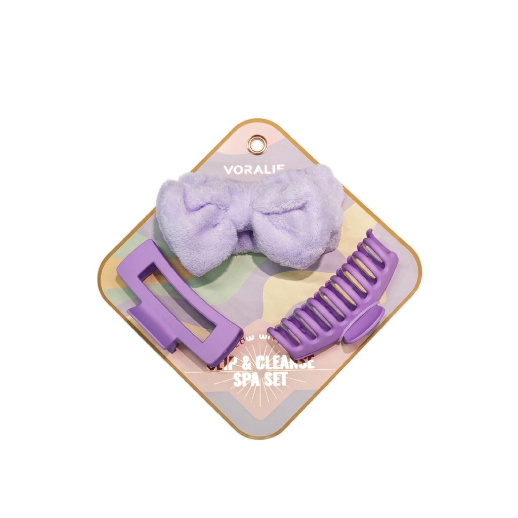 VR-25 Clip & Cleanse Spa Set (Purple)