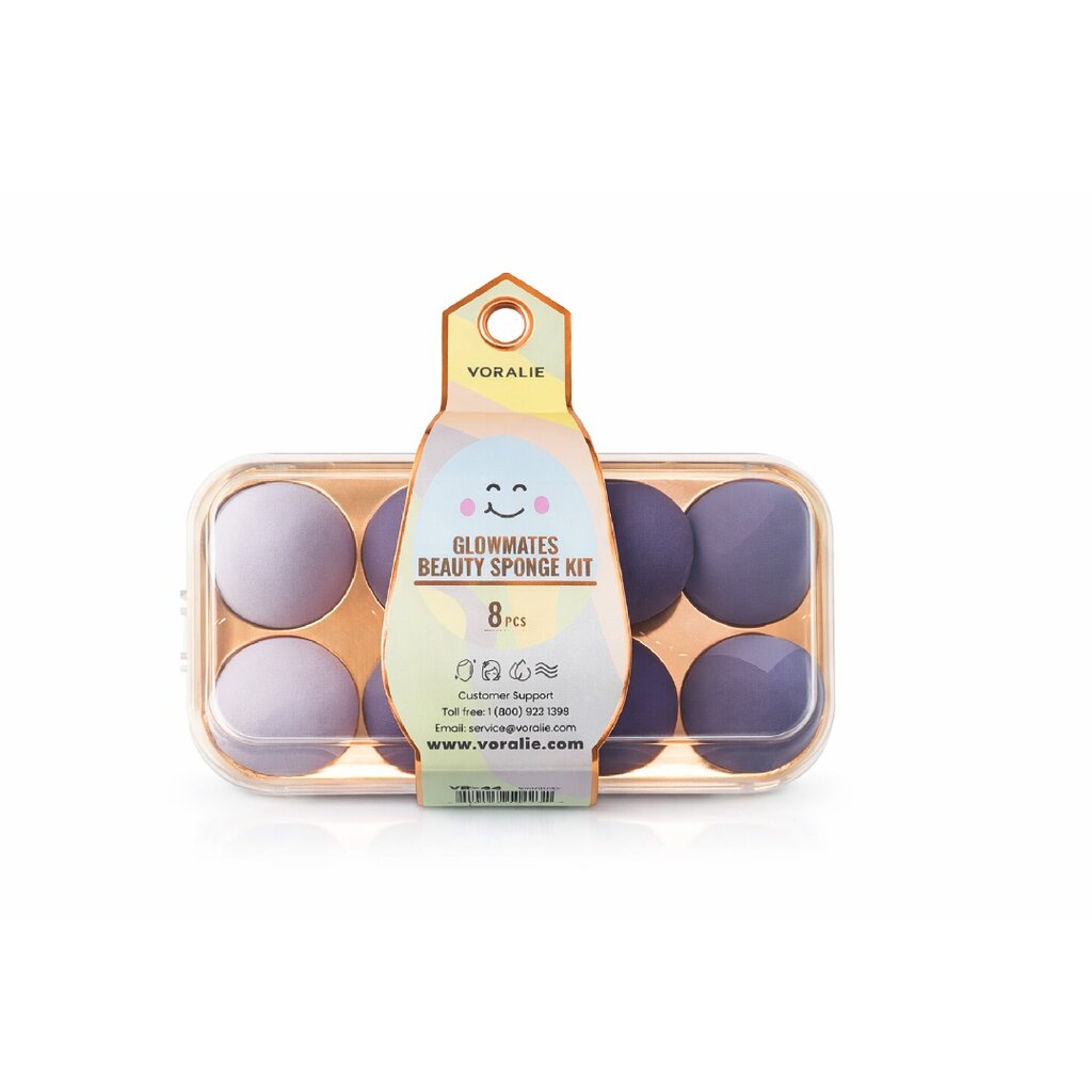 VR-44 GlowMates Beauty Sponge Kit (Purple)