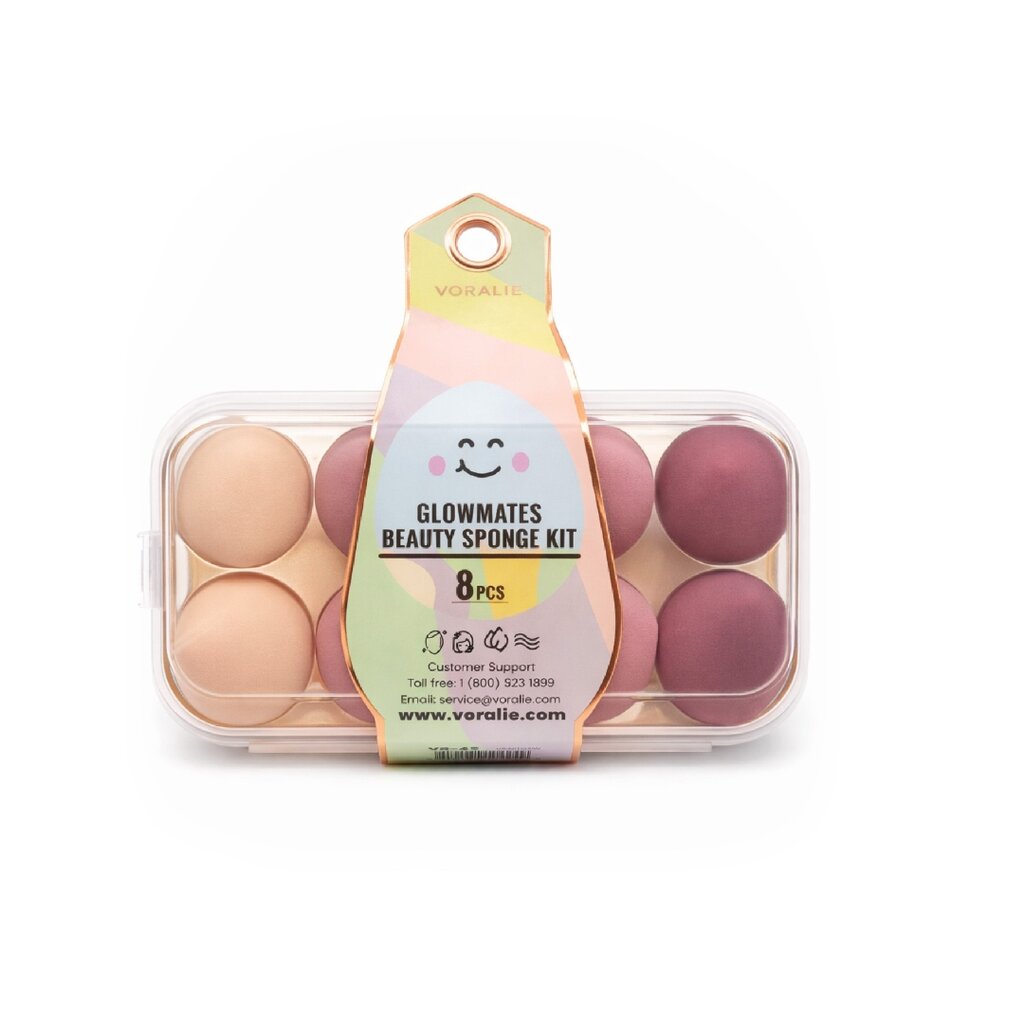 VR-45 GlowMates Beauty Sponge Kit (Pink)